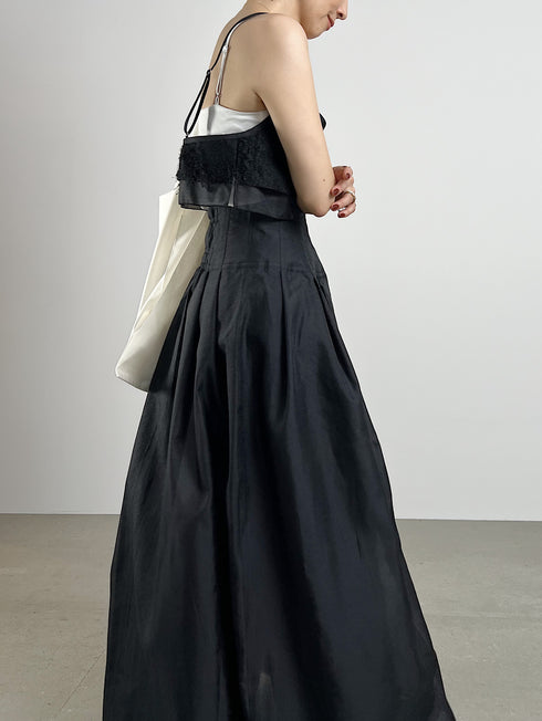 organdy maxi skirt